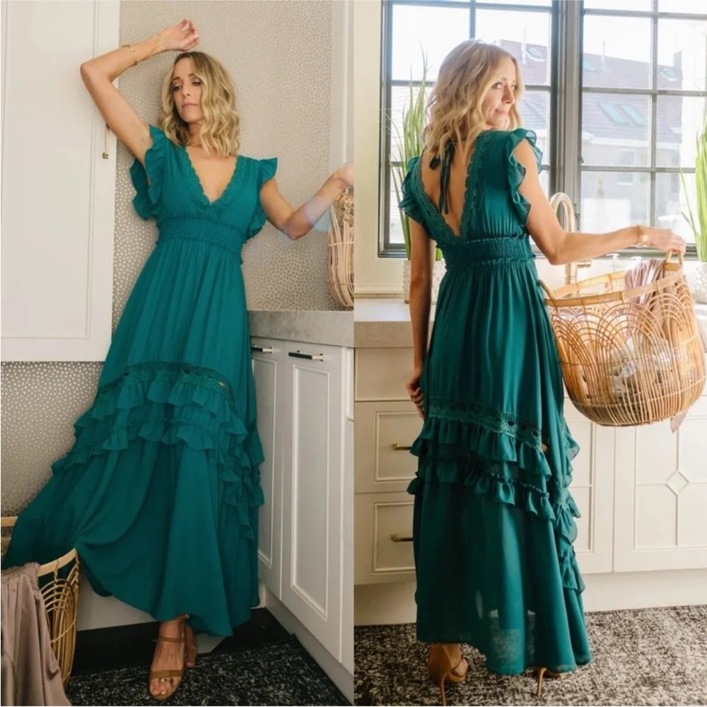 Baltic Born Ruffle Maxi Dress